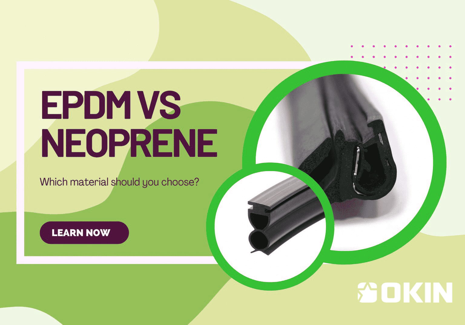 EPDM vs Neoprene Rubber Comparison: Choosing the Right Seal