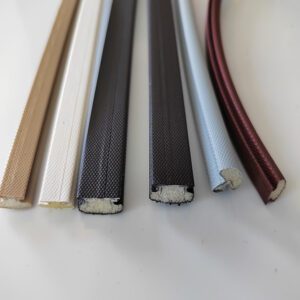 Vinyl clad PU foam sealing strip