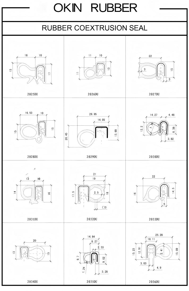 Most Popular Rubber Door Seals okin rubber