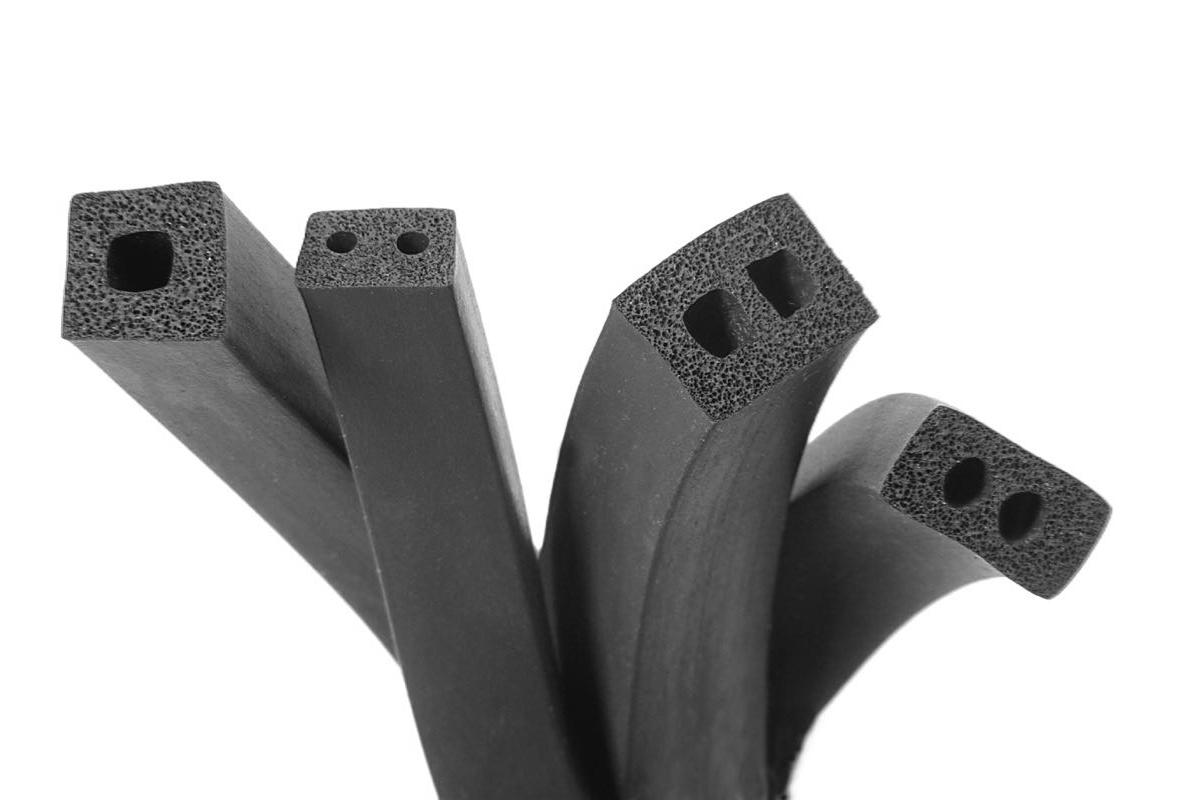 custom density sponge rubber extrusion profiles